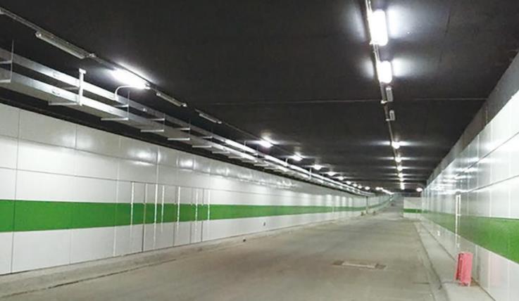 武汉CBD隧道50000㎡ 隧道钢钙板工程